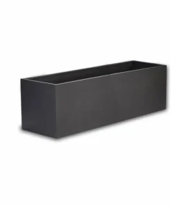 Aflange plantekummer i aluminium / Antrazit - Op til 300cm