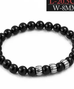 Bali style elastisk armbånd med charms