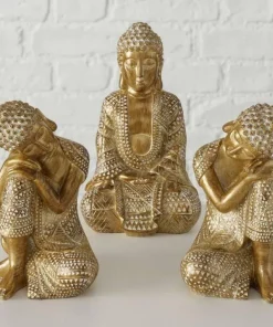 Buddha figurer i sæt / Dilara gold antique