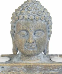 Buddha lysholder dobbelt