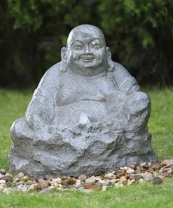 Buddha Vandfontæne til haven / Polystone glasfiber
