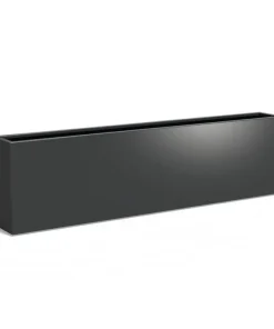 80cm høj plantekasse i aluminium / Antrazit - op til 300cm