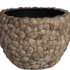 Ø.80cm stor indendørs krukke med Coconut skaller