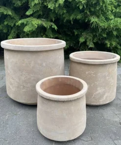 Ø.30+Ø.40+Ø.50cm Terracotta krukker i sæt
