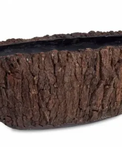 Gondol / plantepotter med mango træbark - 2 str.