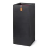 Høj krukke smooth black - 79cm - Livstidsgaranti