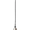 Høj smal pendel / køkkenlampe i aluminium
