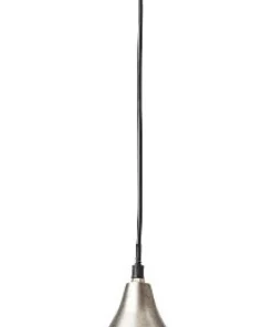 Høj smal pendel / køkkenlampe i aluminium