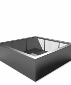 Kæmpe firkantede Plantekrukker i glasfiber H.60cm - Op til 200x200cm