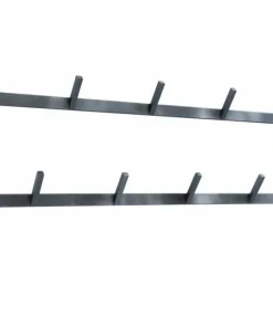 Knagerække / Coat Hanger i aluminium - 90cm - 9 kroge