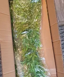 Kunstig Mini Hænge Bambus med små blade og stick 120cm
