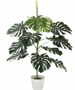 Kunstig Monstera plante med potte - 110cm - Pris for 2stk