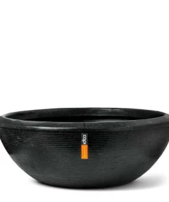 Lav bowle granite black rib - Ø.61cm + Ø.92cm - Livstidsgaranti
