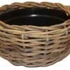 Lav rund Pilekrukke med fast indsats (Drypot) - Ø.56cm