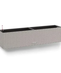 Lechuza altankasse med selvvanding / Balconera Cottage Polyrattan - 6 farver