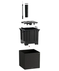 Lechuza Canto Slatestone skifer look Lav - 30x30 + 40x40 - Grafit eller Grå