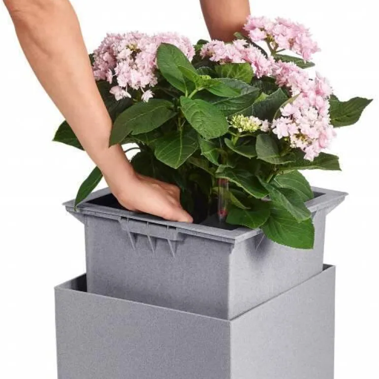 Lechuza Canto Stone Struktur Lav - 30x30 + 40x40 - 4 farver - M/U Hjul