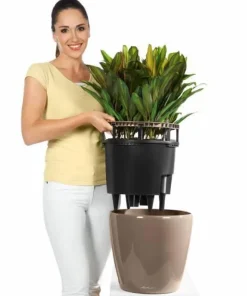 Lechuza Classico Premium Ø.50cm - m/u hjul / selvvanding - 6 farver