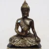 Lille Sand/Sølv Buddha På Sokkel