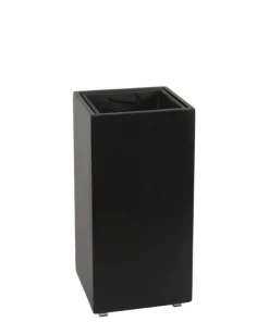 Matsort Krukke med planteindsats - H.60cm + H.80cm - m/u hjul
