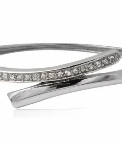 Steel bangle med zirkoner til kvinder