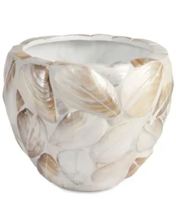 Stor indendørs krukke / bowle med søskaller - H.40xØ.51cm