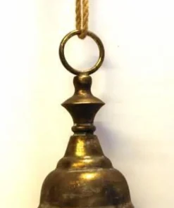 Stor klokke i antik metal - H.47cm - Troja Bell