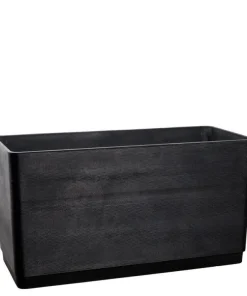 Store ECO aflange plantekummer i sort, sand eller grå - L. 82 + 97 + 127cm