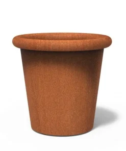 Store TUBE krukker i rust - 3 størrelser op til Ø.100cm til træer og palmer