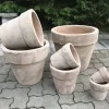 Terracotta Lerkrukker / 7stk i sæt