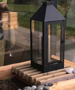 Udendørs Sort Lanterne