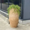 Vase med vintage mønster i Terracotta - H.65xØ.35