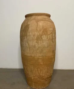 Vase med vintage mønster i Terracotta - H.65xØ.35