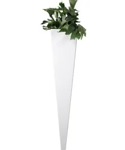 Vægkrukke i sandstone look - 150cm - hvid + grå + antrazit
