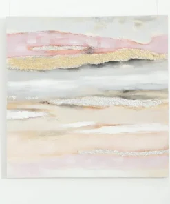 80x80cm Landscape Abstrakt oliemalerier på kanvas - sæt 2stk