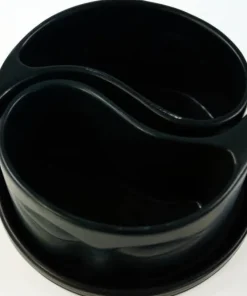 Yin Yang skåle sort/hvid