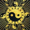 Yin Yang vægtæppe i bomuld