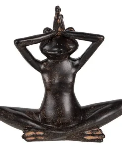 Yoga frøer i sæt - Brun antik
