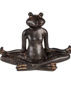 Yoga frøer i sæt - Brun antik